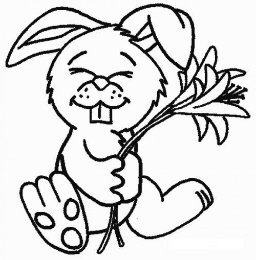 Cute Baby Bunnies | Coloring Pages for Kids and for Adults