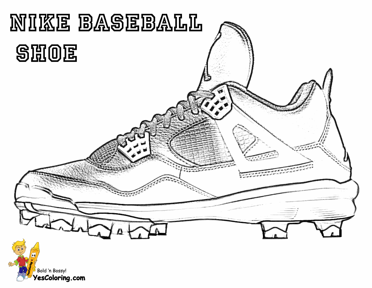 Nike Soccer Cleats Coloring Pages