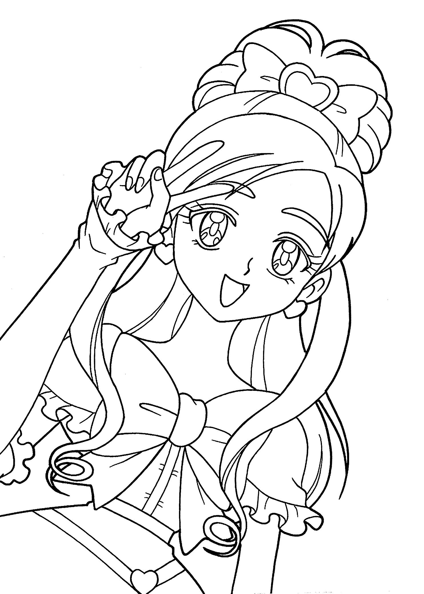 Anime Printable Coloring Pages