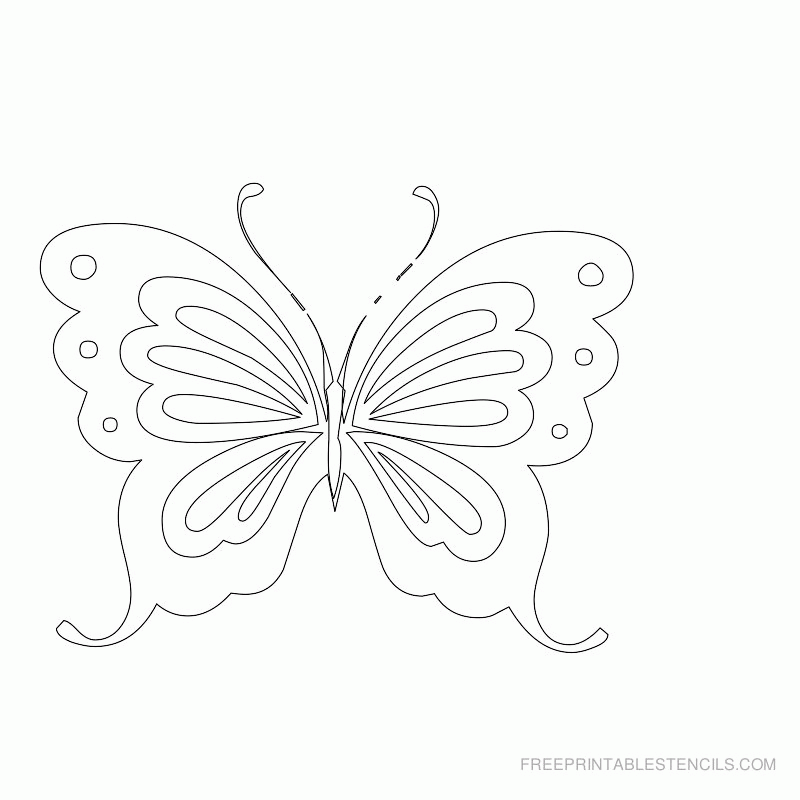 Free Printable Butterfly Stencils | Free Printable 
