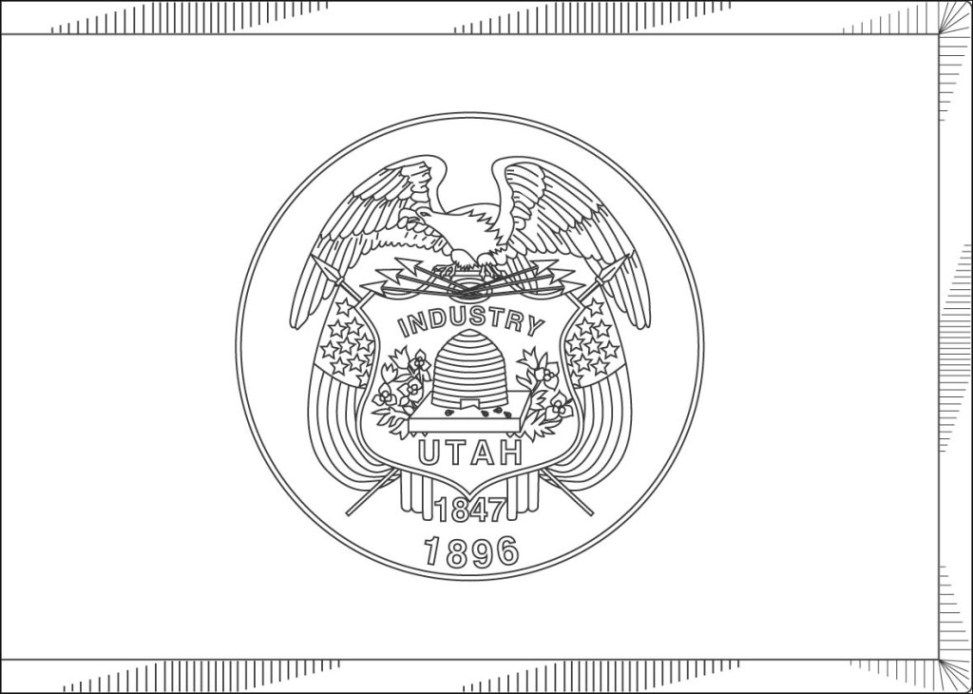 World Flags Coloring Sheets 8