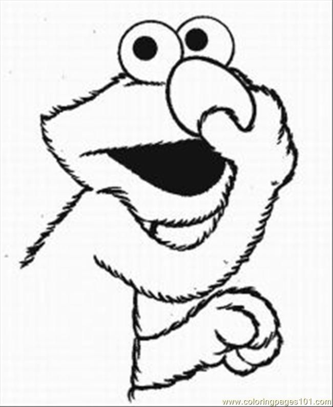 Coloring Pages Table Elmo Coloring Pages Med (Cartoons  Elmo