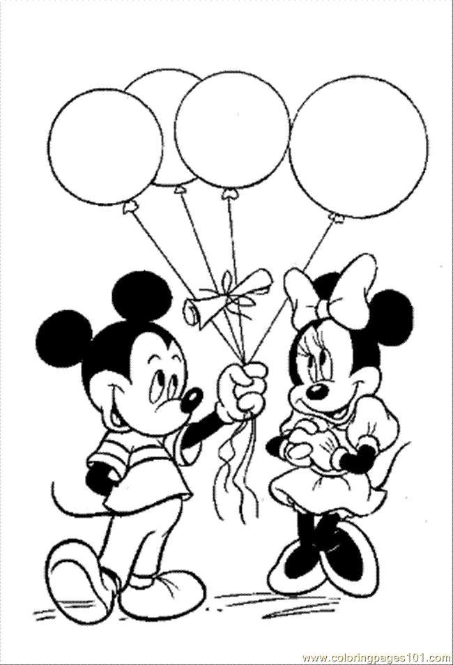 Coloring Pages Mickeymouse (Cartoons  Mickey Mouse)| free printable