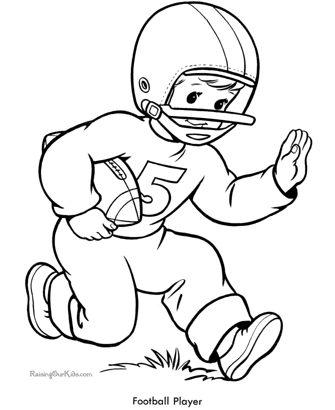 Football coloring Page