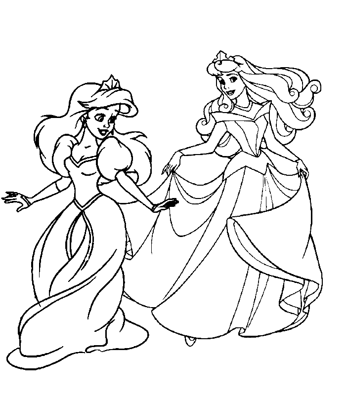 Free Disney Princess Coloring Pages Printables Download Free Disney 