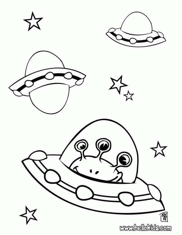 Alien Coloring Pages Coloring Book Area Best Source For Coloring