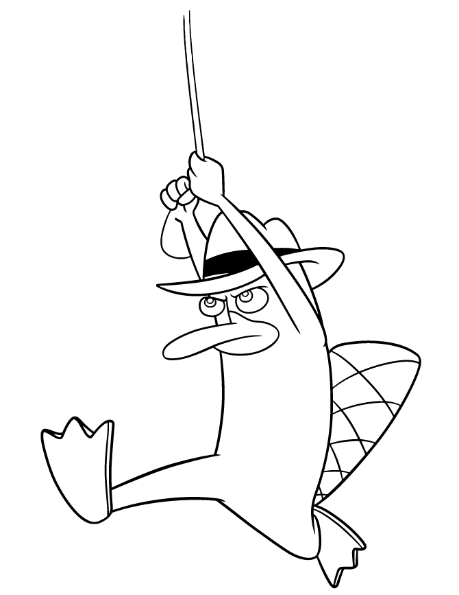 Free Printable Phineas And Ferb Coloring Pages | HM Coloring Pages