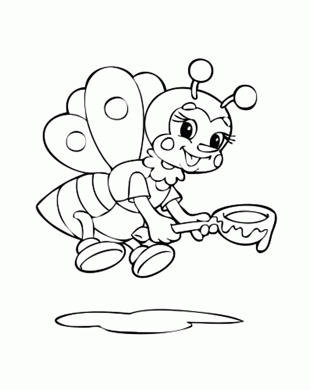 Bumblebee Coloring Pages | Animal Coloring pages | Printable