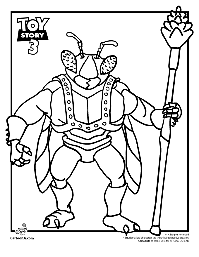 Twitch Toy Story Coloring Page 