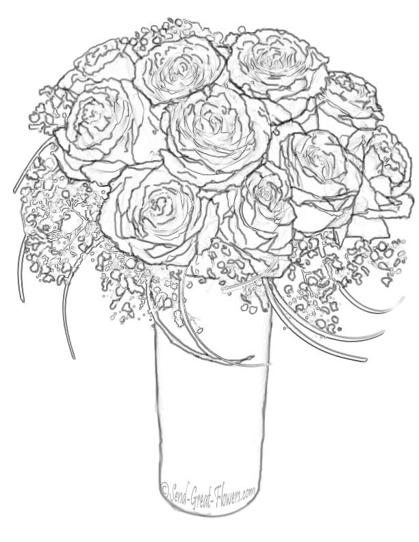 Free, Printable Rose Coloring Pages To Download Now