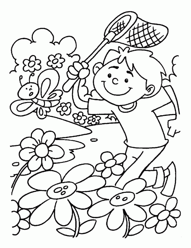 Free Coloring Pages For Spring, Download Free Coloring Pages For Spring Png  Images, Free Cliparts On Clipart Library