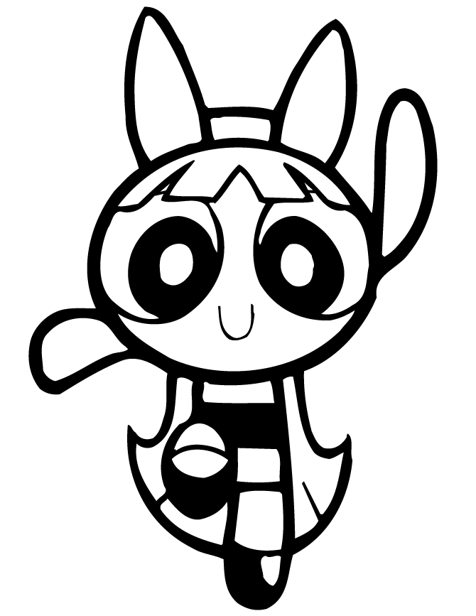 Powerpuff Girls Logo Coloring Pages