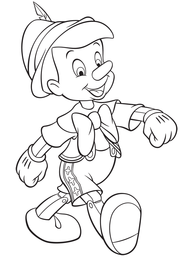 Pinocchio | Fun Coloring Page Kids