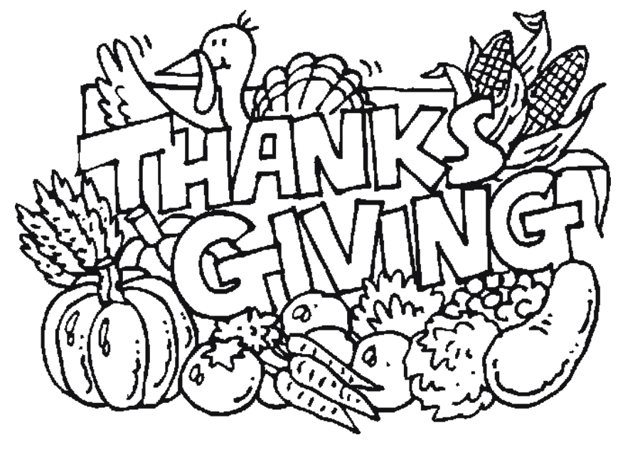 Thanksgiving Colouring Pages Free Clip Art Library