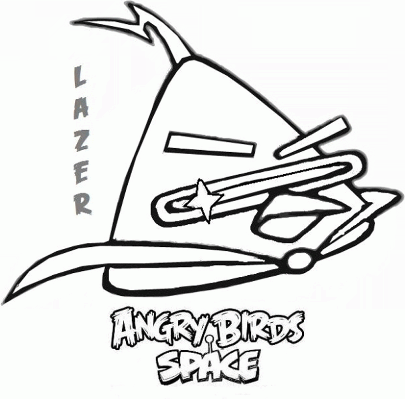 angry bird space coloring pages orange bird