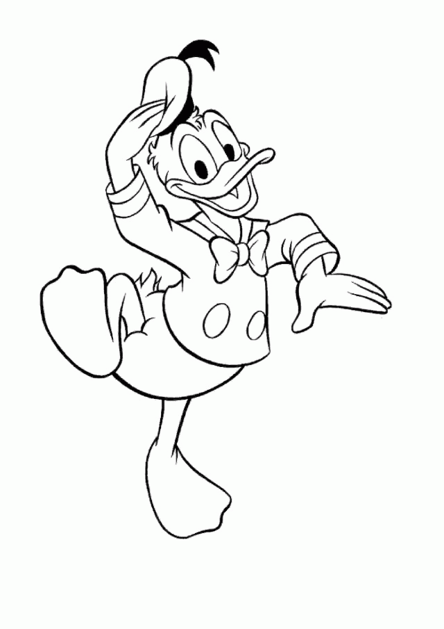 Disney Donald Duck Print Coloring Page Donald Duck