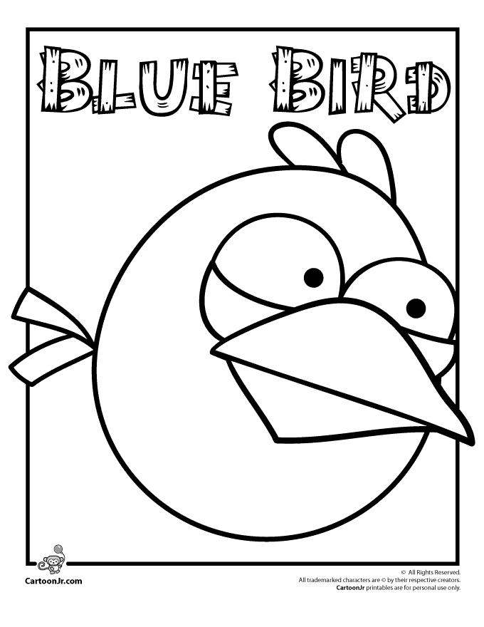 yellow angry birds |Free coloring on Clipart Library