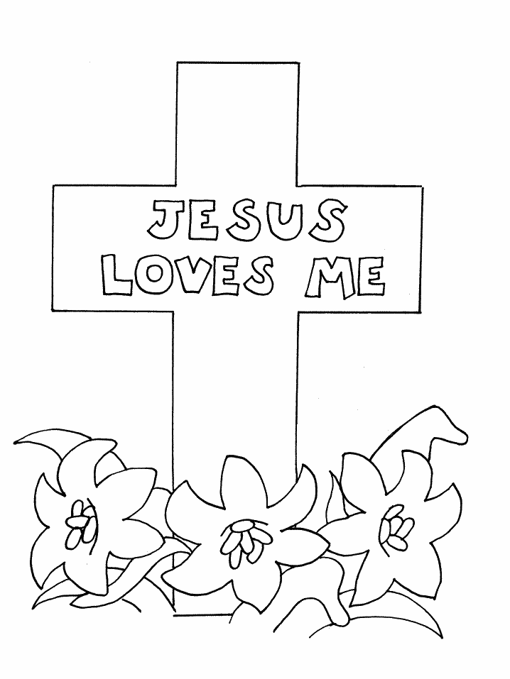 Jesus Loves Me Coloring Pages | Free Printable Coloring Pages