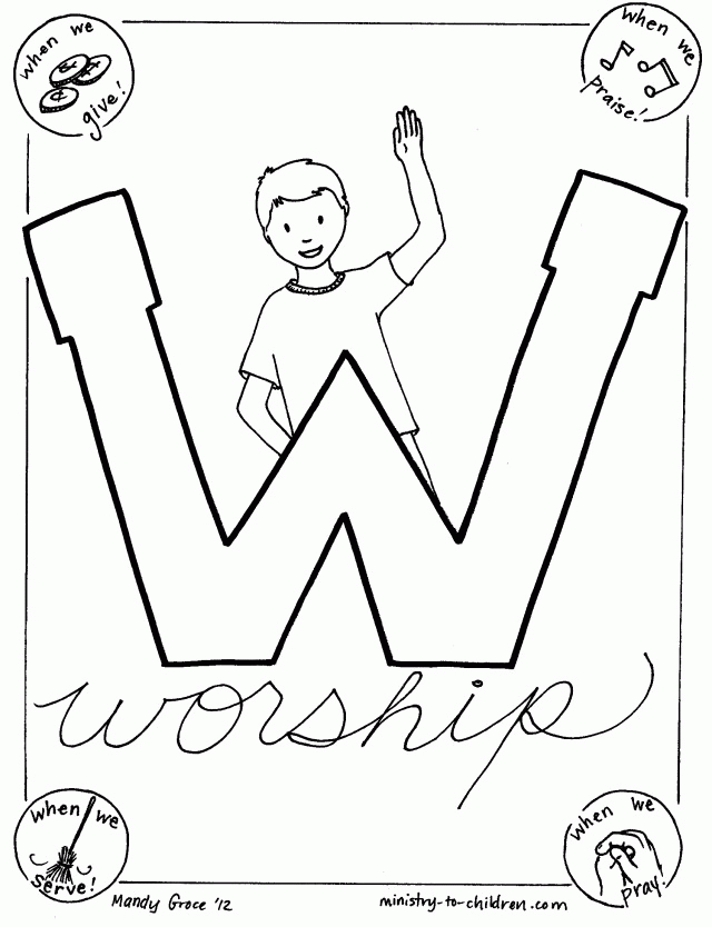 Praise And Worship Colouring Pages  God Coloring
