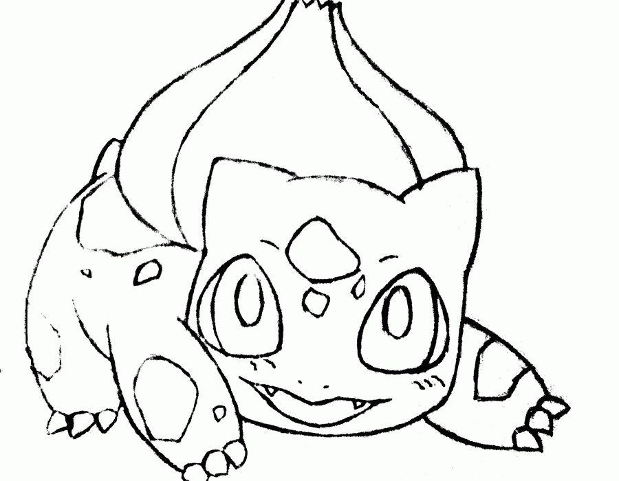 printable pokemon coloring pages bulbasaur