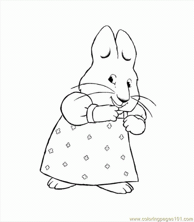 Max And Ruby Coloring Pages
