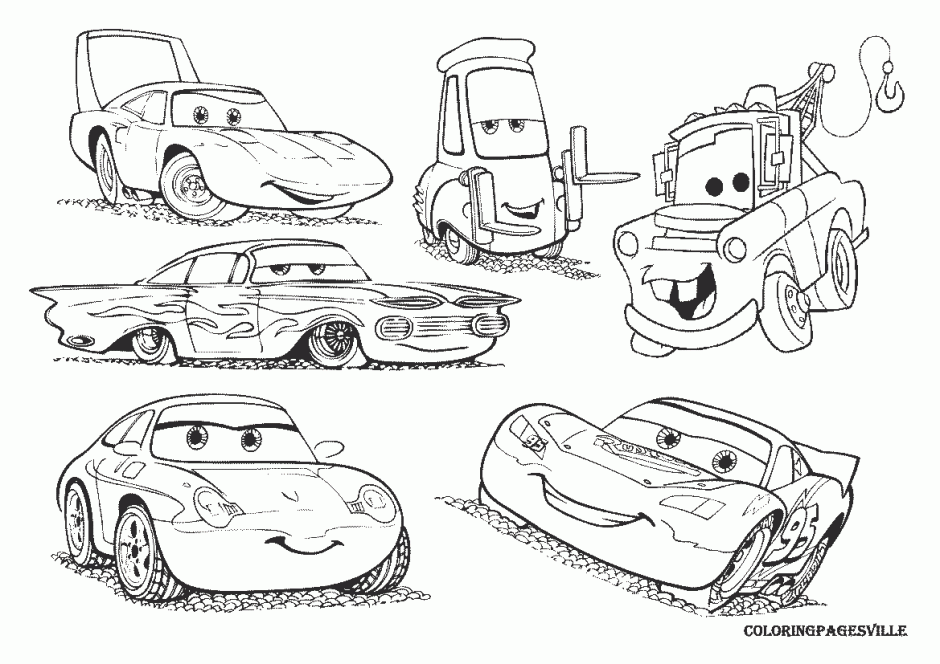 coloring pages cars 3