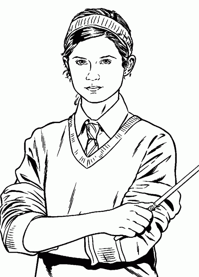Harry Potter Coloring Page Harry Potter Coloring