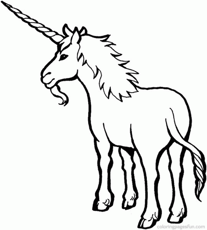 Free Unicorn Line Drawing, Download Free Unicorn Line Drawing png