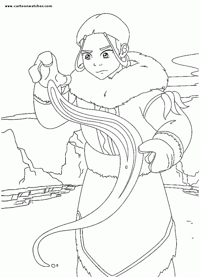 avatar the last airbender zuko Coloring pages