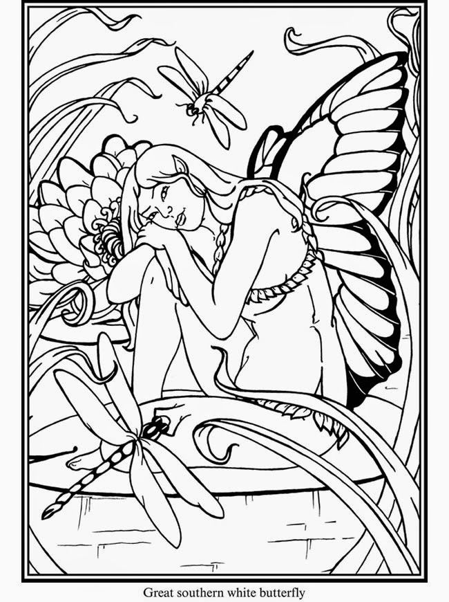 EXPOSE HOMELESSNESS: BUTTERFLY FAIRY - COLORING PAGE FOR OUR