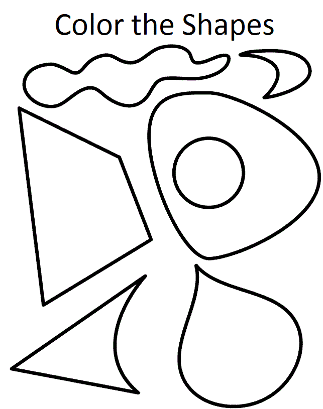 Shapes | Free Coloring Pages