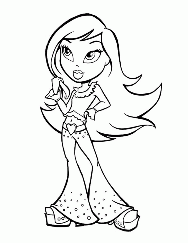 Coloring Pages Of American Girl Dolls Online Toy Dolls Printables