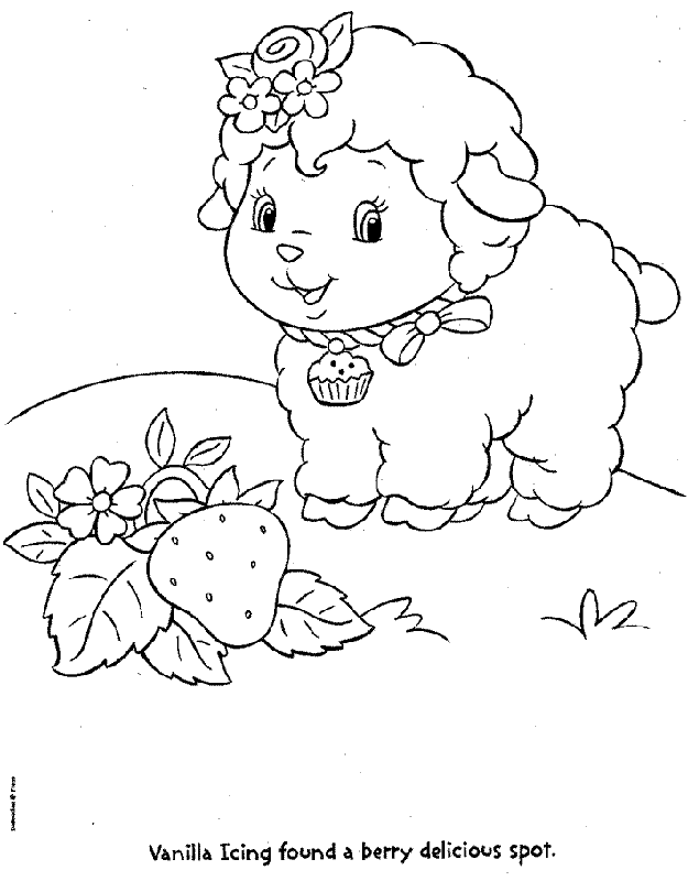 Strawberry Shortcake Coloring Page | Free Printable Coloring