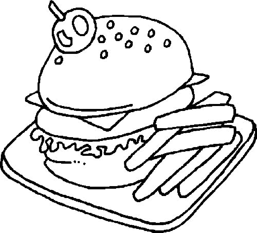 Coloring Pages Of Food