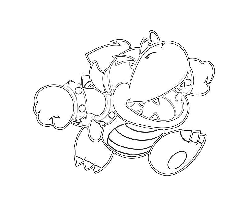 view all Dry Bowser Coloring Pages). 