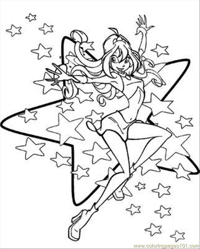 Coloring Pages Loomfairycoloring (Cartoons  Winx Club
