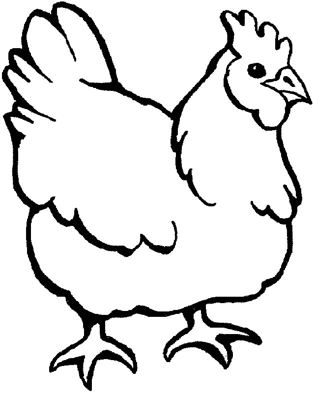 Chicken | Free Printable Coloring Pages