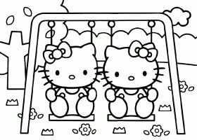 Print Hello Kitty Printable Coloring Pages : Download Hello Kitty