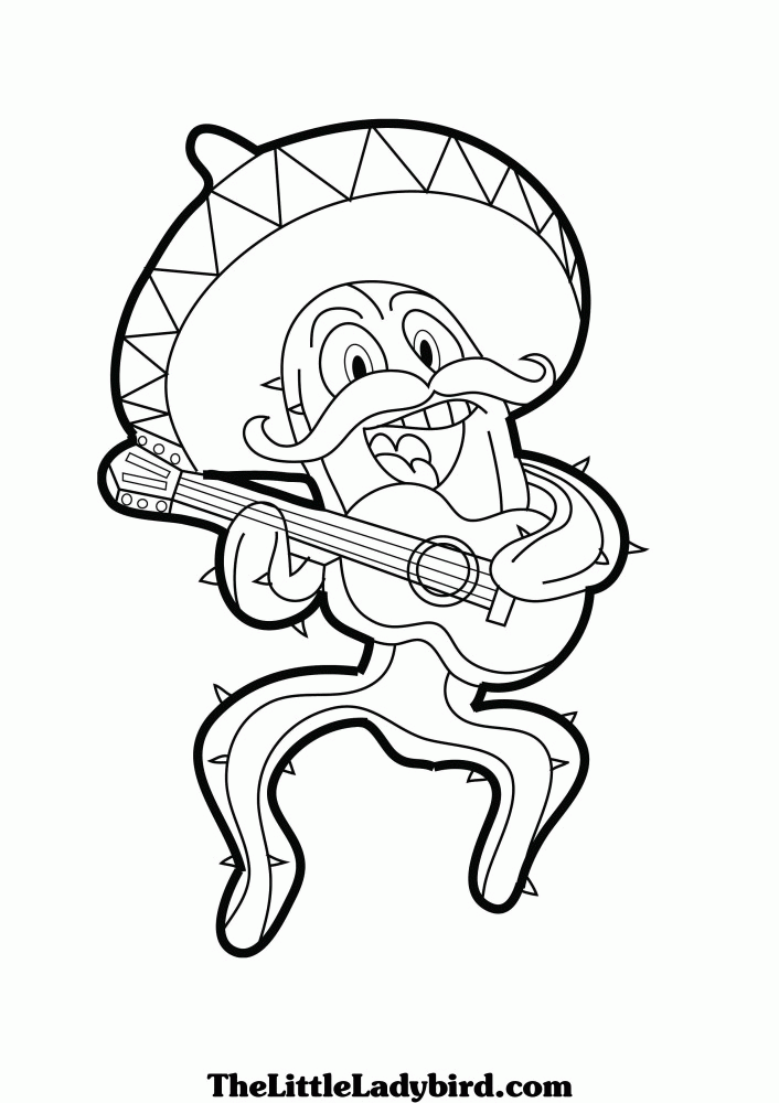 Mexican Flag Coloring Pages