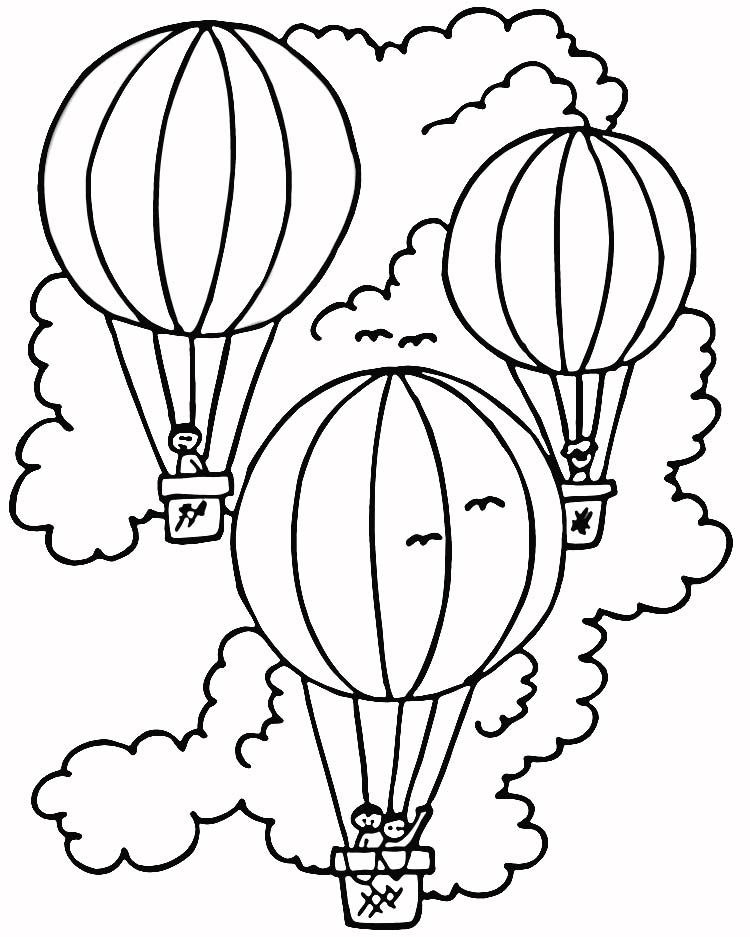 Free Printable Hot Air Balloon 