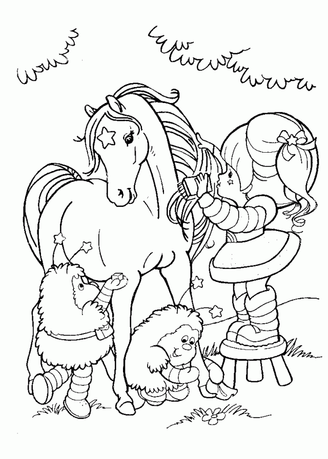 Rainbow Brite| Coloring Pages for Kids Free Printable Coloring