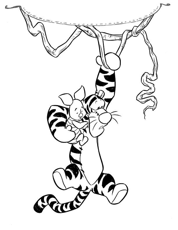 Cute Baby Tigger Coloring Pages Images  Pictures 