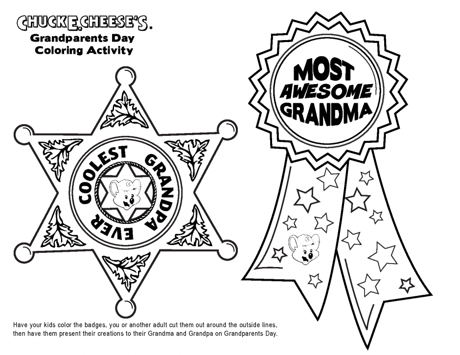 Grandparents Day Badges 11 Grandparents Day Coloring Pages