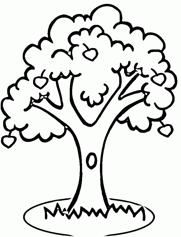 Apple Tree Coloring Online | Super Coloring