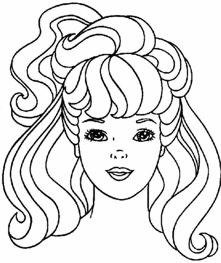 Free Hair Coloring Page, Download Free Hair Coloring Page png images