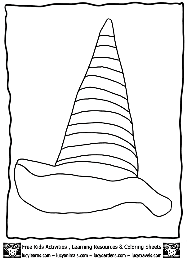 witch hat template
