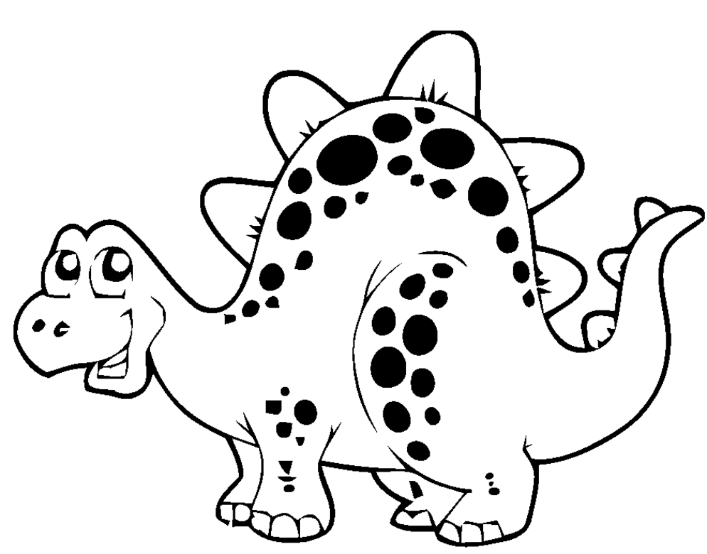 Cartoon Coloring Coloring Pages Dinosaur Pictures Print And Color