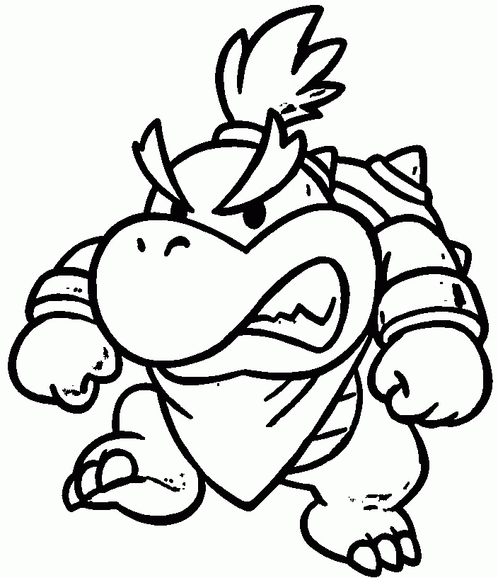 Free Bowser Jr Coloring Pages Print Download Free Clip Art