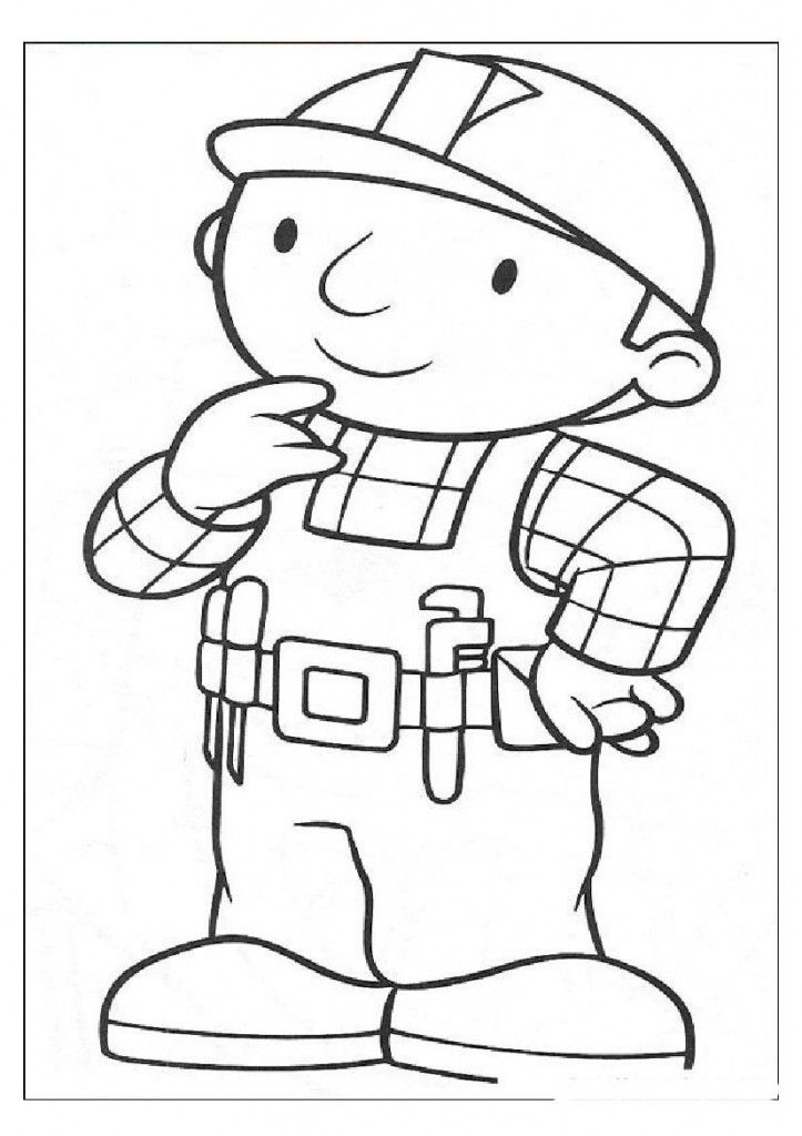 Top Bob The Builder Coloring Sheets 