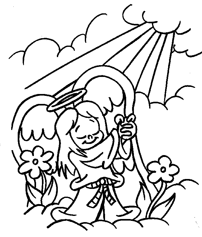 angel coloring pages  | Coloring- angels